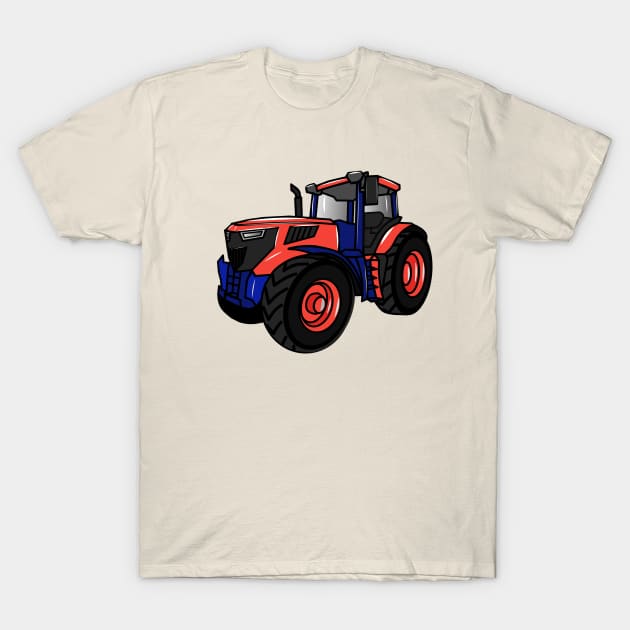 Tractor cartoon illustration T-Shirt by Miss Cartoon